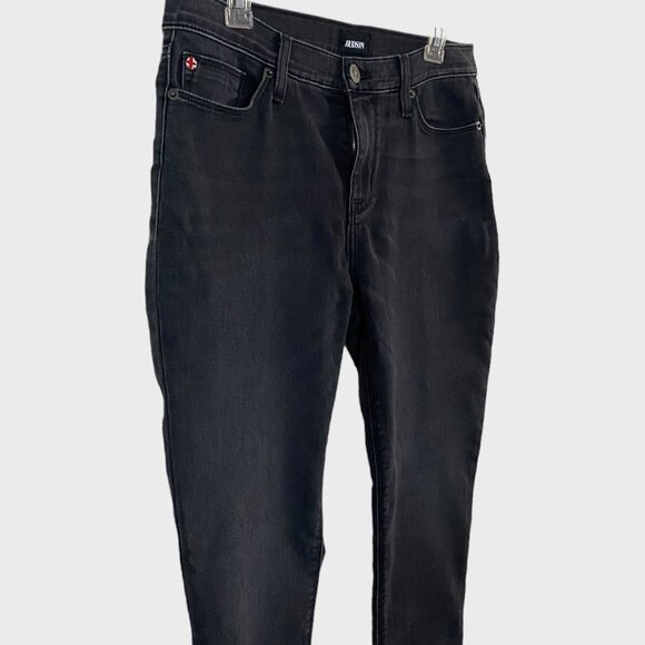 Hudson Krista Super Skinny Ankle Jeans Women's 30 Faded Black Wash Mid-Rise New - Picture 4 of 11